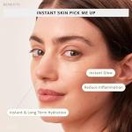 LEMON & BEAKER Brightening Face Masks Pack of 5 - Vegan Korean Face Mask & Microcurrent Gel Sheet Skin Care - Manuka Essential Oil, Hyaluronic Acid & More Potent Botanical Skin Brightening Gel Complex