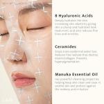 LEMON & BEAKER Brightening Face Masks Pack of 5 - Vegan Korean Face Mask & Microcurrent Gel Sheet Skin Care - Manuka Essential Oil, Hyaluronic Acid & More Potent Botanical Skin Brightening Gel Complex