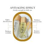 SaGrah Beauty Facial Skincare Set, Brightening, Firming, Hydrating, Natural, Vegan, Cruelty-Free 3 pc Skincare Set, Anti-Aging Milk Oil Cleanser, Hydrating Mist, Anti-Aging Serum