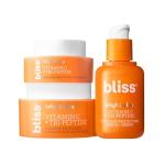 Bliss Vitamin C + Tri-Peptide Glow Getter Bright Idea 3-Piece Kit – Includes Brightening Moisturizer, Eye Cream & Serum for Radiant, Firm, Hydrated Skin – Vegan & Cruelty-Free Skincare Set