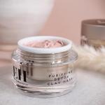 Emma Hardie 50ml Purifying Pink Clay Detox Mask with Cleansing Cloth, To Cleanse, Balance, Exfoliate & Rejuvenate Skin, Suitable for Most Skin Types, Including Sensitive Skin, Vegan & Cruelty Free