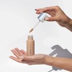 Fitglow Beauty Foundation+ | Vegan Skin-Treating Foundation with Peptides & Plant Collagen | Buildable Medium-Full Coverage, Natural Finish | Hydrating, Anti-Aging, Pore-Friendly | F2.5-30ml