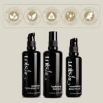Loïs Lee 3-Step Beauty Ritual Skin Care Set – Cleansing Oil, Hydrating Essence & Beauty Oil – Waterless, Fragrance-Free, 100% Natural, & Vegan Facial Kit – 3-Month Set