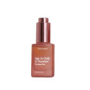 VASANTI Age Is Only A Number Elixir – Anti-Aging Treatment Serum for Wrinkles, Dullness, and Hydration – Paraben-Free, Vegan, Clean Skincare for Radiant, Youthful Skin