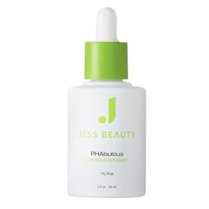 JESS BEAUTY | PHAbulous Chemical Exfoliant | Skin Care for Sensitive Skincare Hydration & Antioxidant Protection | 1 fl oz