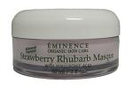 Eminence Organic Skincare Strawberry Rhubarb Masque with Vegan Friendly Hyaluronic Acid, 2 Fluid Ounce