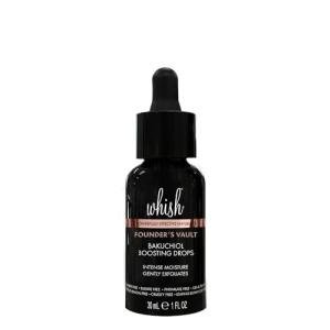 Whish Bakuchiol Boosting Drops - Moisturizing, Vegan, Plant-Based, Clean Beauty, Paraben & Sulfate Free, Unisex - 1 Fl Oz