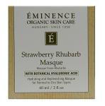 Eminence Organic Skincare Strawberry Rhubarb Masque with Vegan Friendly Hyaluronic Acid, 2 Fluid Ounce