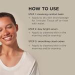 IMAGE Skincare, BIOME+ Microbiome Essentials Skin Barrier Defense Gift Set, 3-Step Regimen with Facial Cleansing Balm, Dew Serum and Smoothing Cream, Travel Size