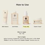 Moon Juice Plump Jelly Hyaluronic Acid Serum for Face - Hydrating Serum with Peptides & Mushrooms, Anti Aging Skincare for Dehydrated Skin, Barrier Support & Elasticity, Vegan & Cruelty-Free, 1 Fl oz