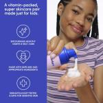 Evereden Happy Kids Skin & Lips Routine - Multi-Vitamin Face Wash & Face Cream Peach & Tinted Lip Oil Sakura Pink Set - Clean & Vegan Skin Care for Kids 3+ - Moisturizing, Nourishing, & Protective