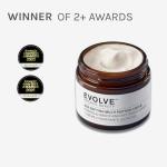 Evolve Organic Beauty - Age Defying Multi Peptide Cream | Firm, Smooth, Moisturize, Nourish | Sacha Inchi Peptides, Ceramides | Vegan, Clean, Cruelty-Free Beauty (2 fl oz | 60 mL)