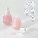 URANG Pink Everlasting Ampoule | Organic Moisturizer Supports Elasticity & Vibrancy for Dull Skin | Natural Vegan Skincare for Women, Men |1.18 Fl oz