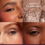 Subtl Staks 4-in-1 Travel Makeup Kit by Subtl Beauty - Eyeshadow Duo, Shine Control Powder, Cream Highlighter, Lip and Cheek - Includes Mirror Lid and Mini Brush - Stackable Makeup Designed for Travel