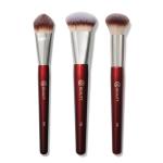 BK Beauty Core Complexion Trio Makeup Brushes Set (3PC) – Foundation, Concealer, and Blending Brushes for Liquid, Cream & Powder – Vegan, Cruelty-Free, Ultra-Soft Face Makeup Brushes