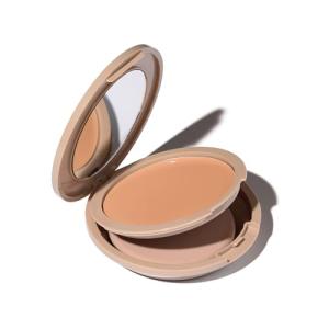 Foundation by No Makeup Makeup | Conceal & Correct with Long-Lasting, Buildable Formula & Lightweight Soft Finish | Cruelty-Free, Vegan, Fragrance-Free | Light Medium