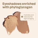 ATTITUDE Oceanly Brown Makeup Set, EWG Verified Eyeshadow and Lash Serum Infused Mascara, Vegan Beauty, Set of 3 Products