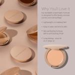 Foundation by No Makeup Makeup | Conceal & Correct with Long-Lasting, Buildable Formula & Lightweight Soft Finish | Cruelty-Free, Vegan, Fragrance-Free | Fair