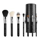 Sigma Beauty Makeup Brush Set – 7-Piece Travel Makeup Brushes for Flawless Application of Foundation Makeup, Blending, Contour, Eyeshadow & Brow Makeup – Compact & Stylish Carrying Case (8 pcs)