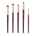 BK BEAUTY - BRUSH SET FOR HOODED OR SMALLER EYES (5PC) - Eyeshadow Brush Set for Blending, Smudging & Defining Eyeshadow and Eyeliner | Premium Eye Makeup Brushes for Precise Application