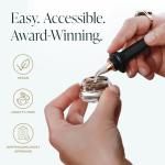 Guide Beauty Eyeliner Duo, GUIDE Wand & Line Luxe/Long-Wear Eyeliner Cream (Brown), Multi-Purpose Make-Up Application Tool, Universal Design for Easy Eye & Lip Liner