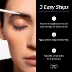 LiBrow Purified Eyebrow Serum XL to Grow Darker, Fuller, Thicker-Looking Brows - Natural Botanical Extracts, Safe for Sensitive Skin & Thin Brow Hairs - Vegan & Cruelty-Free (6mL, 6-Month Supply)