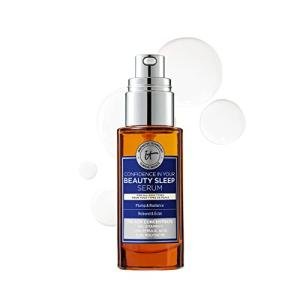 IT Cosmetics Confidence in Your Beauty Sleep Triple Antioxidant Brightening Serum – 24HR Hydration – Anti-Aging – 12% Vitamin C Serum - Fragrance Free – All Skin Types, 1.0 fl. Oz