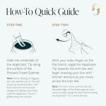 Guide Beauty Eyeliner Duo, GUIDE Wand & Line Luxe/Long-Wear Eyeliner Cream (Brown), Multi-Purpose Make-Up Application Tool, Universal Design for Easy Eye & Lip Liner