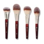BK BEAUTY - ESSENTIALS FACE BRUSH SET (4PC) - Professional Makeup Brush Set for Liquid or Cream Foundations, Powder, Bronzer, Blush | Premium Makeup Brushes for Flawless Application