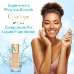 Veil Cosmetics Complexion Fix Liquid Foundation – Buildable Coverage – Water-Resistant, Hypoallergenic, Oil-Free, Cruelty-Free & Vegan – Lightweight & Brightening – Long Lasting (2N Light Neutral)