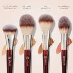 BK BEAUTY - ESSENTIALS FACE BRUSH SET (4PC) - Professional Makeup Brush Set for Liquid or Cream Foundations, Powder, Bronzer, Blush | Premium Makeup Brushes for Flawless Application