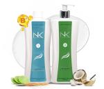 NK Professional Care Keratin Hair Straightening Treatment, Cream, for Sensitive Scalps, Vegan, Formaldehyde Free, 950ml, 32oz, Multicultural Hair