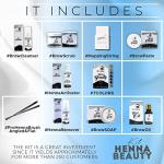 All in Beauty Professional Kit for Hair Coloring and Tinting, Vegan,Made from Natural and Harmless Ingredients. Long Lasting Tint Waterproof