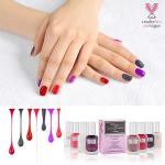 Christmas Nail Polish Dream Nails - Natural Nail Polish Base Coat Set – Natural Nail Polish Remover Wipes - NonToxic Nail Art | Vegan and Cruelty-Free Nail Paint (Pack of 9)