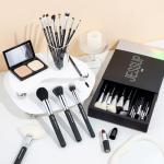 Jessup Makeup Brushes Set Professional 35pcs Premium Synthetic Labeled Make up Brush for Foundation Eyeshadow Concealer Contour Eyeliner Blush Powder and Eyebrow, Cruelty-Free, Black T342