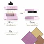 FIXY Makeup Repair Kit – Repress Eyeshadows, Blush & Highlighter | Save Broken Makeup, Depot in Magnetic Palette | Includes Press, Square Pans, Binder Spray | Reusable, Travel-Friendly