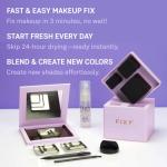 FIXY Makeup Repair Kit – Repress Eyeshadows, Blush & Highlighter | Save Broken Makeup, Depot in Magnetic Palette | Includes Press, Square Pans, Binder Spray | Reusable, Travel-Friendly