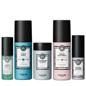 Maria Nila, The Styling Beauty Bag, 5 Styling Products to get Creative with your Looks, 100% Vegan & Sulfate/Paraben free