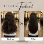 HED Pure Keratin Smoothing Treatment for Hair Care and Frizz Control, Formaldehyde-Free Vegan Formula, At Home or Salon Use Treatment for Soft Manageable Texture, 32 Fl Oz Bottle