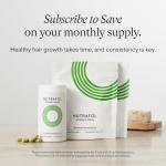 Nutrafol Women's Hair Growth Supplements, For Women 18-44 Years Old, Clinically Tested for Visibly Thicker, Stronger Hair, 100% Vegan Ingredients, Dermatologist Recommended - 1 Month Supply