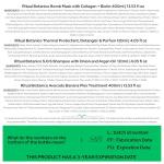 Ritual Botánico Keratina Orgánica | Treatment to Straighten, Repair and Relax Hair | All Natural, Organic & Vegan Ingredients | Product of Colombia | 4 Piece Kit