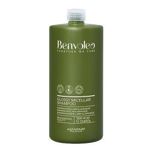 ALFAPARF MILANO Benvoleo Glossy Micellar Shampoo for Dull Hair - Clean, Vegan, Sustainable Hair Care - Sulfate Free Shampoo - Adds Shine and Softness - Natural Ingredients - 33.8 Fl. Oz.