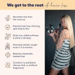 Moerie Mineral Shampoo and Conditioner Plus Hair Growth Spray Set – Ultimate Hair Care Pack – For Longer, Thicker, Fuller Hair - Volumizing Hair Care Products – Paraben & Silicone Free - Double Set