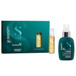 Alfaparf Milano Semi di Lino Reconstruction Reparative SOS Emergency Hair Oil and Anti-Breakage Fluid Set for Damaged Hair - Hair Breakage Treatment for Strengthening & Repairing Damaged Hair - Vegan