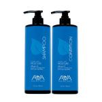 Ava Haircare - Moisture Shampoo And Conditioner - Vegan, Sulphate Free, Paraben Free, Cruelty Free (Set of 2, 33oz Each)