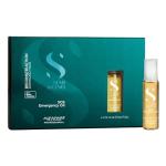 Alfaparf Milano Semi di Lino Reconstruction Reparative SOS Emergency Hair Oil and Anti-Breakage Fluid Set for Damaged Hair - Hair Breakage Treatment for Strengthening & Repairing Damaged Hair - Vegan