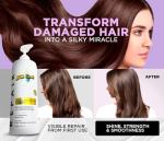 South Beach Hair Care Miracle Repair Shampoo 1L – With quinoa and soy protein – Sulfate-free, vegan shampoo for damaged, colored or processed hair – Professional formula.