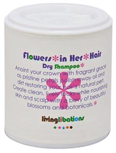LIVING LIBATIONS - Organic Flowers in Her Hair Dry Shampoo | Natural, Wildcrafted, Vegan Clean Beauty (1.69 oz | 50 ml)