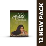 Reshma Beauty 100% Natural Organic Henna Powder for Hair with 6 Ayurvedic Herbs Indigo, Henna, Ratanjot Roots, Amla, Bhilawa Nuts, & Shikakai, Heena - 5.29 oz Each, Pack of 12 (Dark Chocolate)