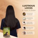 Reshma Beauty 100% Natural Organic Henna Powder for Hair with 6 Ayurvedic Herbs Indigo, Henna, Ratanjot Roots, Amla, Bhilawa Nuts, & Shikakai, Heena - 5.29 oz Each, Pack of 12 (Dark Chocolate)